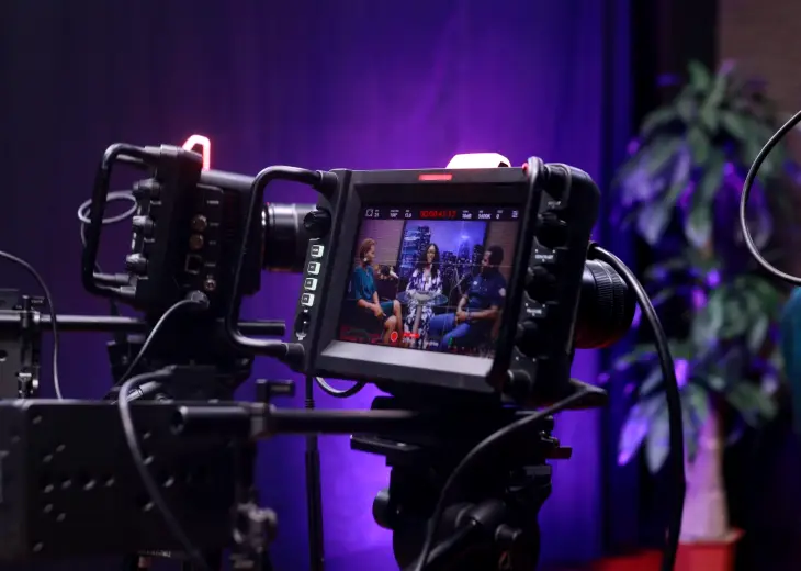 Lighting plot for an interview set